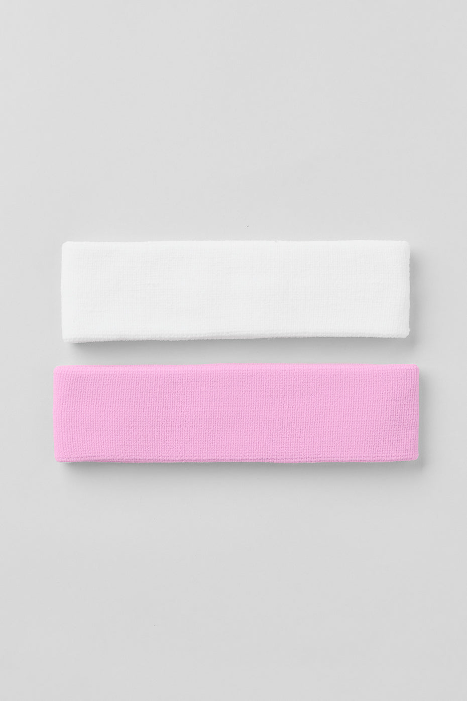 Glow Sweatband (2-Pack) - Candy Heart Pink/White