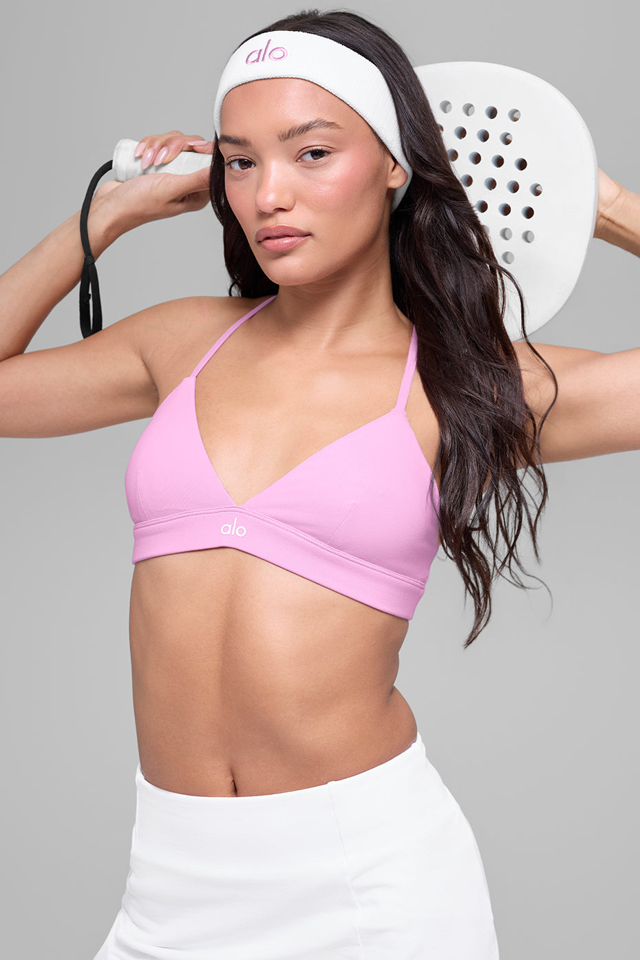 Glow Sweatband (2-Pack) - Candy Heart Pink/White