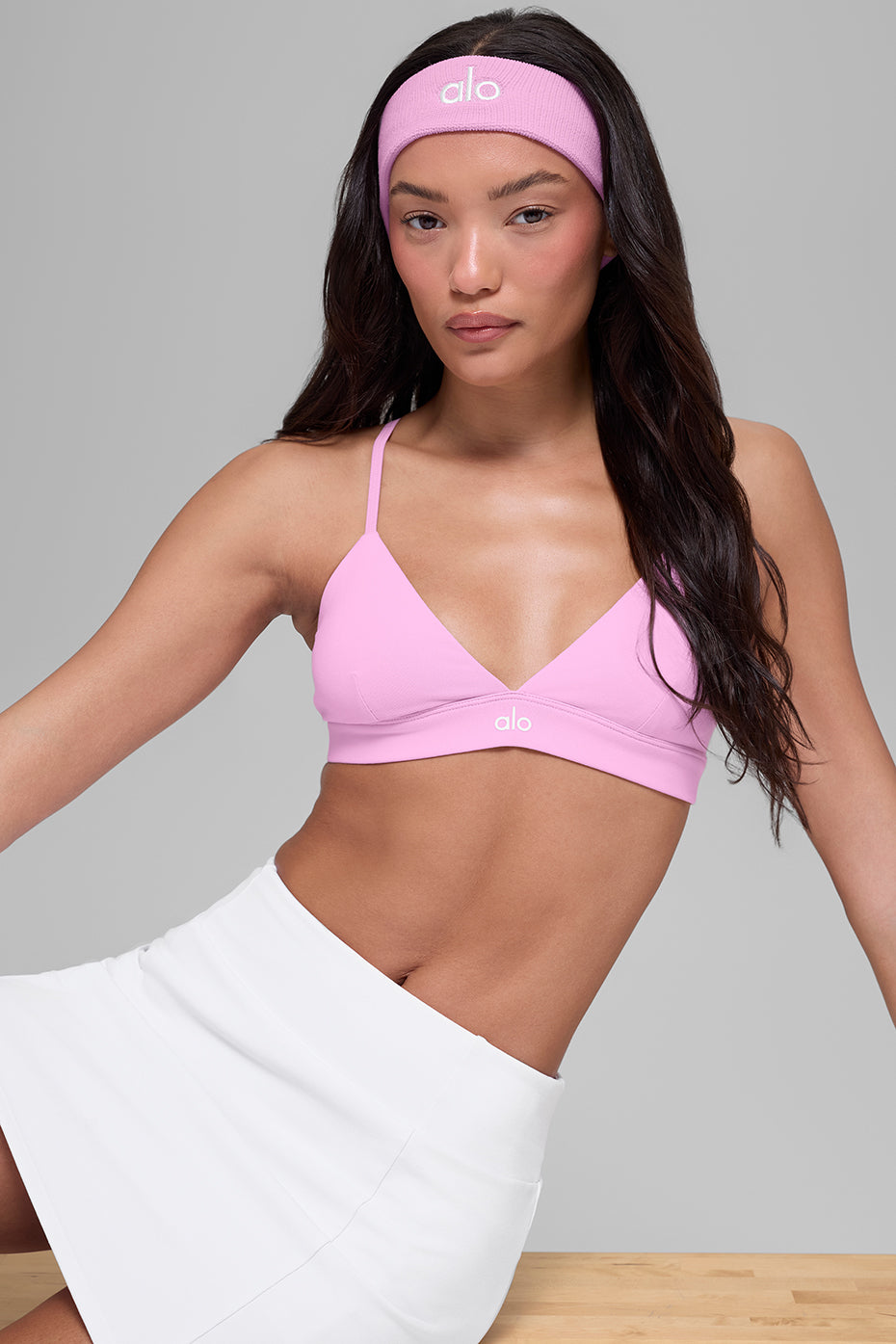 Glow Sweatband (2-Pack) - Candy Heart Pink/White