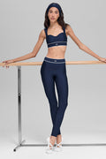 Airlift High-Waist Alignment Set - Navy/White