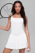 Break Point Tennis Dress - White