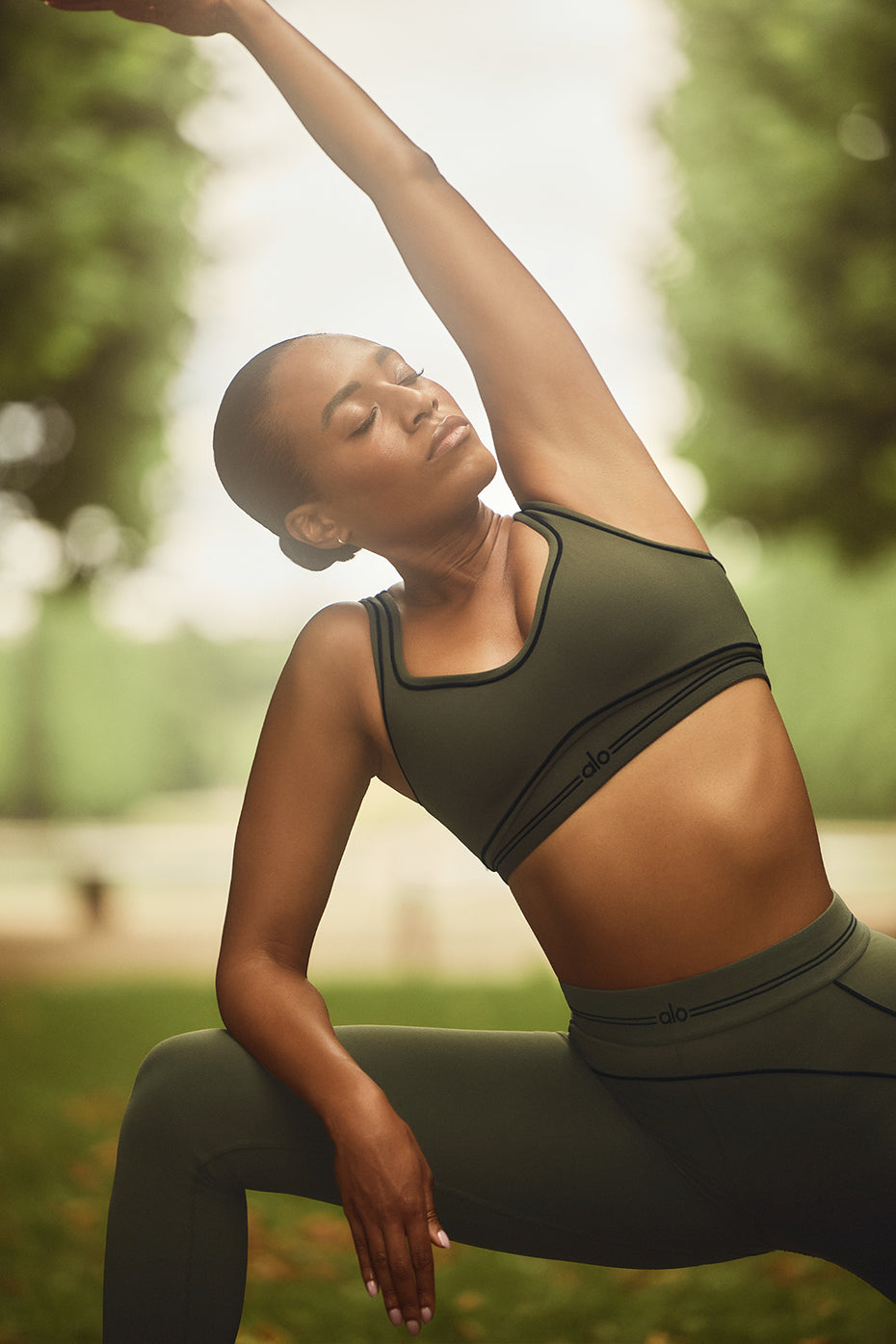 Airbrush Heart Throb Set - Green Olive/Black